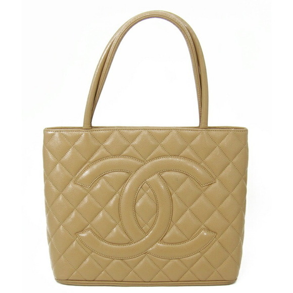 CHANEL Caviar Leather Reissue Tote Bag Beige - Picture 1 of 1